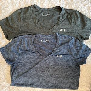 Under Armour Women’s Tech V-Neck T-Shirt Bundle (2) | Size M